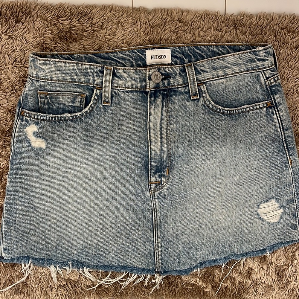 Hudson denim mini skirt